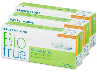 Biotrue ONEday for Astigmatism (90 komada leća) - Torične kontaktne leće