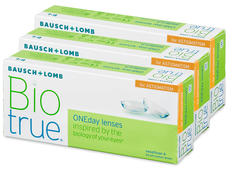 Biotrue ONEday for Astigmatism (90 komada leća) - Torične kontaktne leće