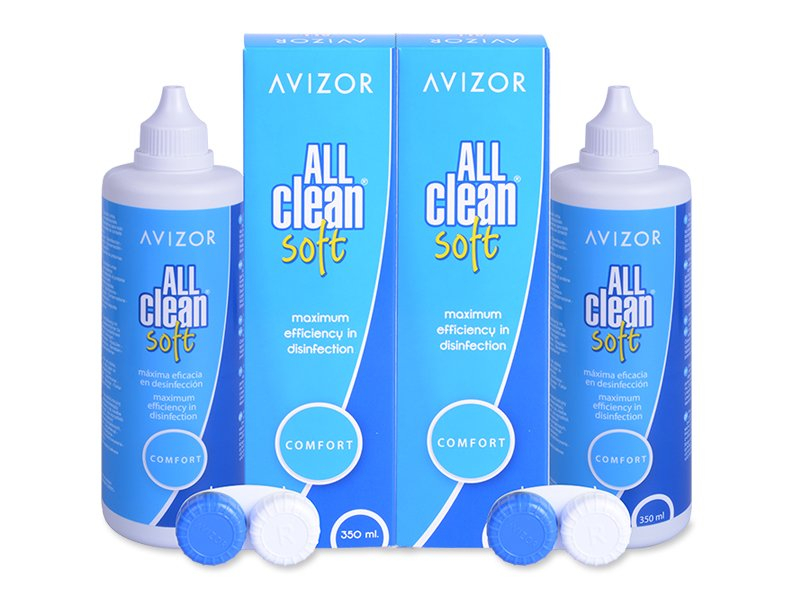 Otopina Avizor All Clean Soft 2x350 ml  - Ekonomično duplo pakiranje otopine