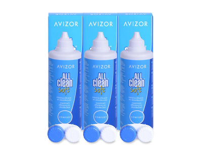 Otopina Avizor All Clean Soft 3x350 ml 
