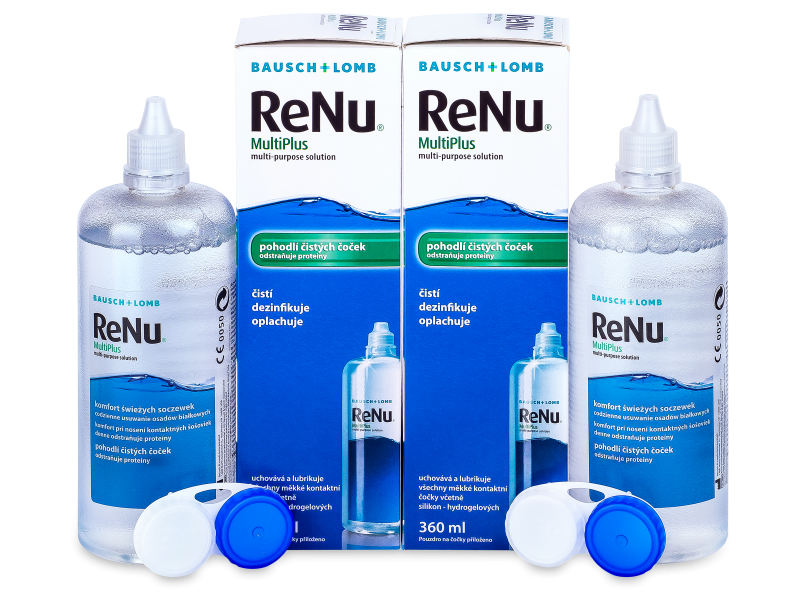 Otopina ReNu MultiPlus 2 x 360 ml  - Economy duo pack- solution
