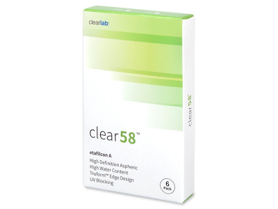 Clear 58 (6 kom leća) - Dvotjedne kontaktne leće