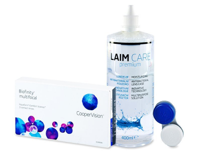 Biofinity Multifocal (6 kom leća) + Laim-Care 400 ml