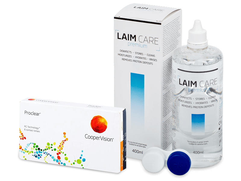 Proclear Compatibles Sphere (6 kom leća) + Laim-Care 400 ml - Ponuda paketa