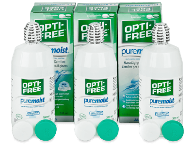Otopina Opti-Free PureMoist 3 x 300 ml - Ekonomično troduplo pakiranje otopine