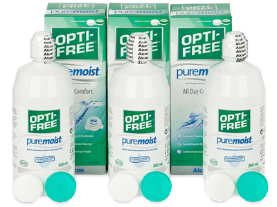 Otopina Opti-Free PureMoist 3 x 300 ml - Ekonomično troduplo pakiranje otopine