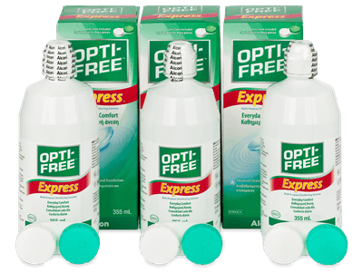 Otopina Opti-Free Express 3 x 355 ml - Ekonomično troduplo pakiranje otopine