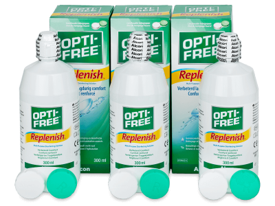 Otopina Opti-Free RepleniSH 3 x 300ml  - Ekonomično troduplo pakiranje otopine