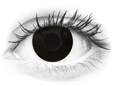 ColourVUE Crazy Lens - BlackOut - bez dioptrije (2 kom leća)