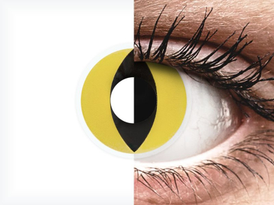 ColourVUE Crazy Lens - Cat Eye - bez dioptrije (2 kom leća)