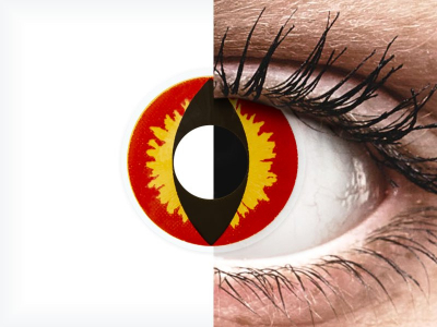 ColourVUE Crazy Lens - Dragon Eyes - bez dioptrije (2 kom leća)