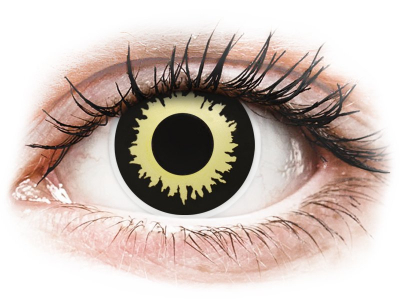 ColourVUE Crazy Lens - Eclipse - bez dioptrije (2 kom leća) - Kontaktne leće u boji