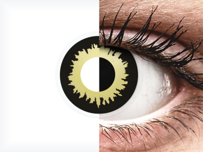 ColourVUE Crazy Lens - Eclipse - bez dioptrije (2 kom leća)
