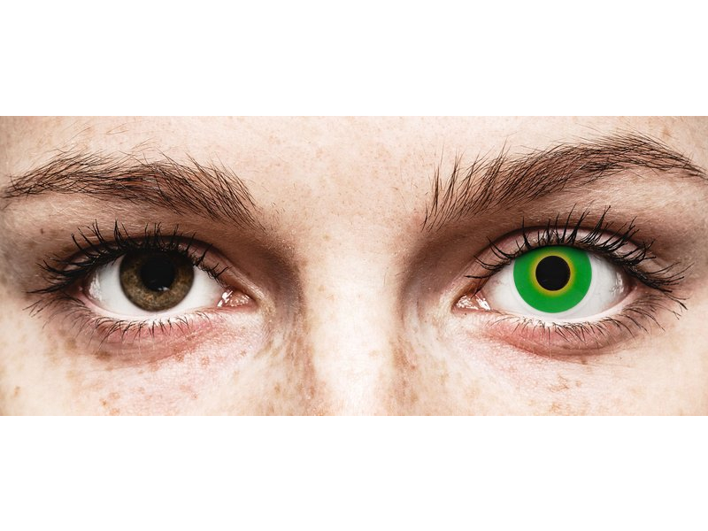 ColourVUE Crazy Lens - Hulk Green - bez dioptrije (2 kom leća)