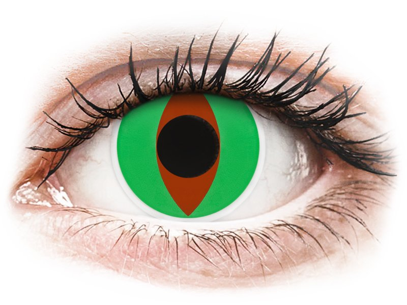 ColourVUE Crazy Lens - Raptor - bez dioptrije (2 kom leća) - Kontaktne leće u boji