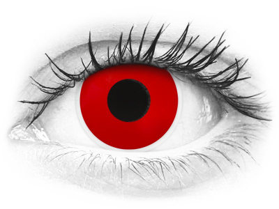 ColourVUE Crazy Lens - Red Devil - bez dioptrije (2 kom leća)