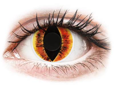 ColourVUE Crazy Lens - Saurons Eye - bez dioptrije (2 kom leća) - Kontaktne leće u boji