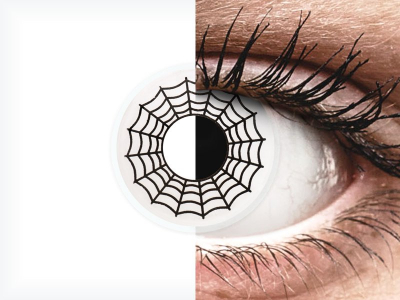 ColourVUE Crazy Lens - Spider - bez dioptrije (2 kom leća)