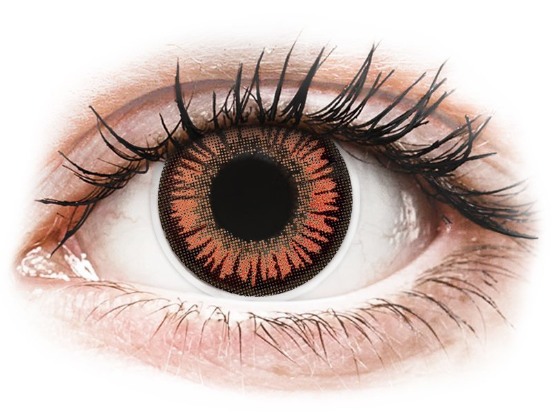 ColourVUE Crazy Lens - Vampire - bez dioptrije (2 kom leća) - Kontaktne leće u boji