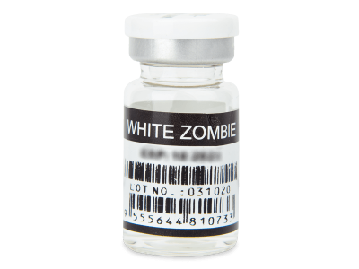 ColourVUE Crazy Lens - White Zombie - bez dioptrije (2 kom leća) - Pregled blister pakiranja 