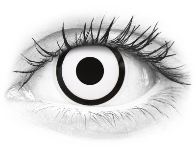 ColourVUE Crazy Lens - White Zombie - dioptrijske (2 kom leća)