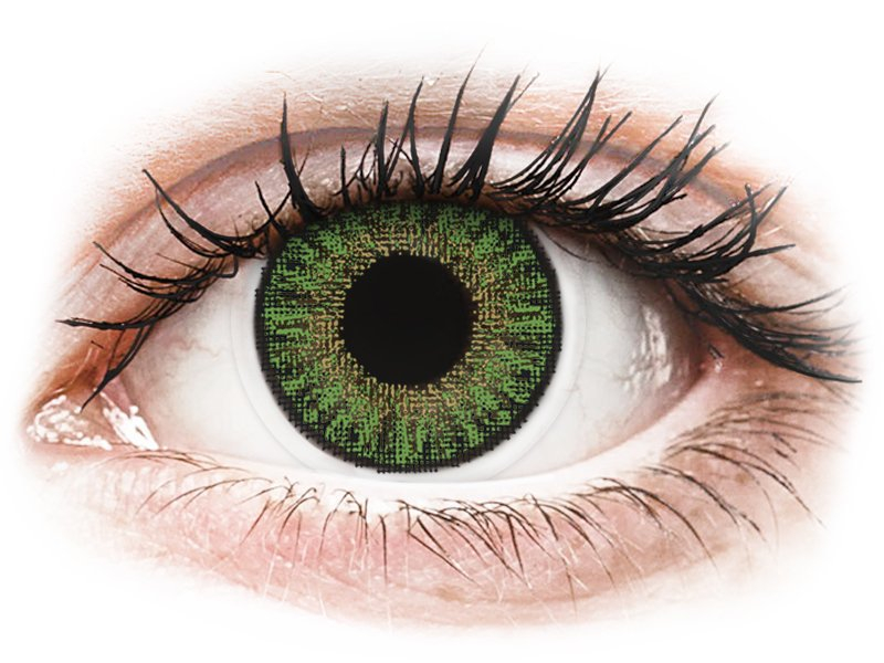 TopVue Color daily - Green - nedioptrijske (10 kom leća) - Kontaktne leće u boji
