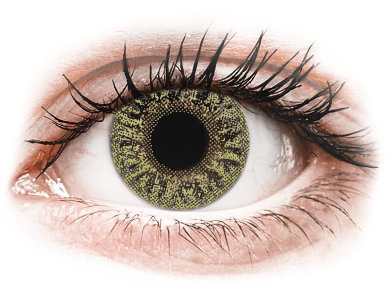 TopVue Color - Green - dioptrijske (2 kom leća) - Kontaktne leće u boji