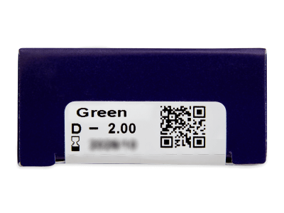 TopVue Color - Green - dioptrijske (2 kom leća) - Pregled parametara leća