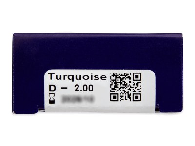 TopVue Color - Turquoise - dioptrijske (2 kom leća) - Pregled parametara leća