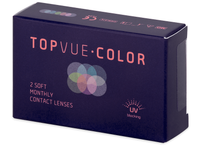 TopVue Color - True Sapphire - nedioptrijske (2 kom leća) - Kontaktne leće u boji