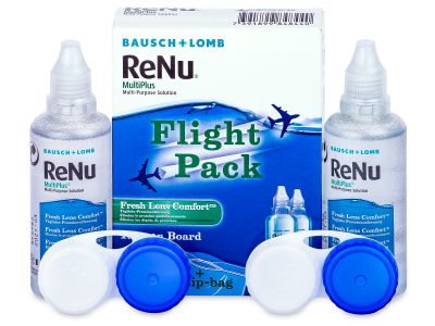 ReNu Multiplus flight pack 2 x 60 ml - Otopina za čišćenje
