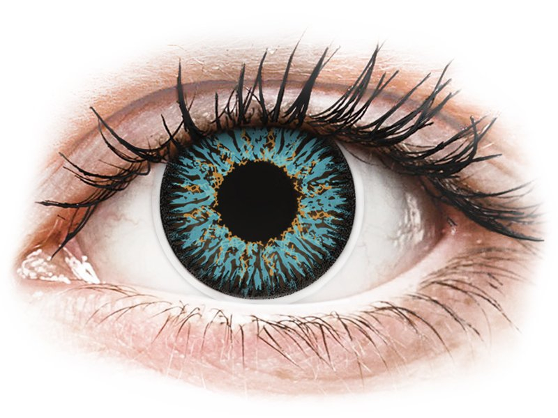 ColourVUE Glamour Aqua - bez dioptrije (2 kom leća) - Kontaktne leće u boji