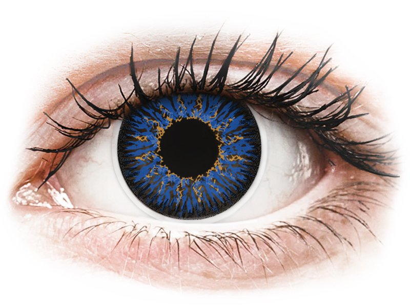 ColourVUE Glamour Blue - bez dioptrije (2 kom leća) - Kontaktne leće u boji