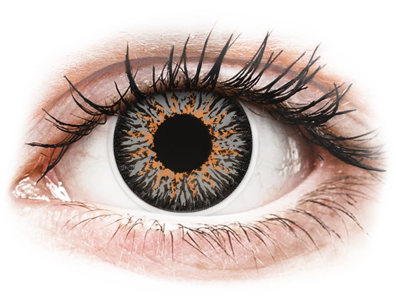 ColourVUE Glamour Grey - dioptrijske (2 kom leća) - Kontaktne leće u boji