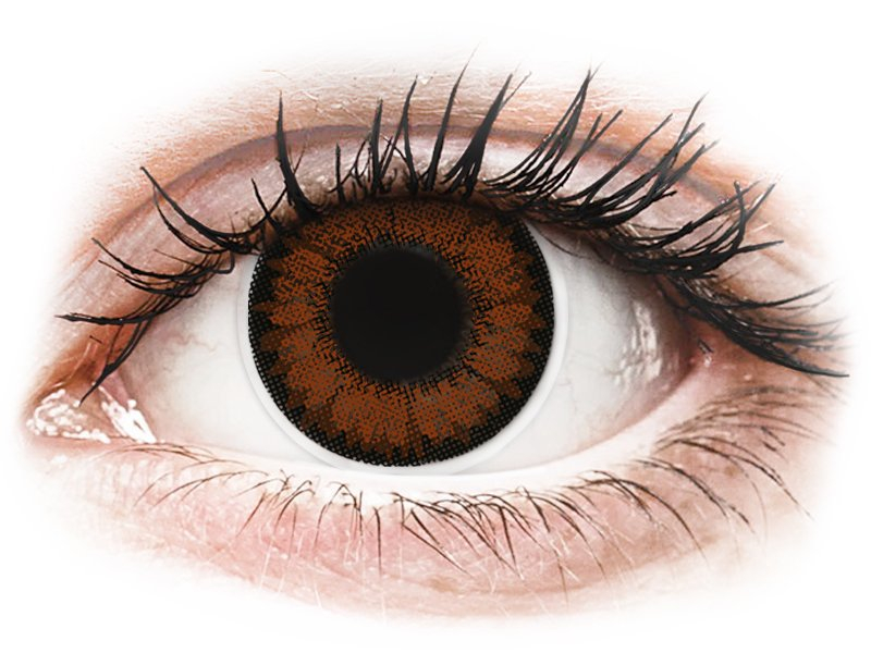 ColourVUE BigEyes Pretty Hazel - bez dioptrije (2 kom leća) - Kontaktne leće u boji