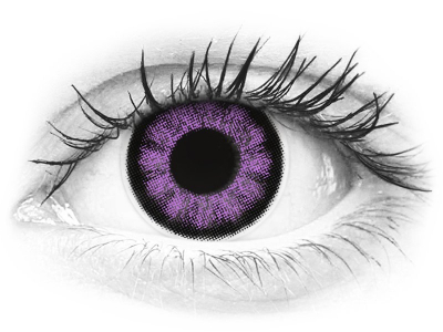 ColourVUE BigEyes Ultra Violet - bez dioptrije (2 kom leća)