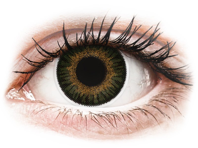 ColourVUE 3 Tones Green - bez dioptrije (2 kom leća) - Kontaktne leće u boji
