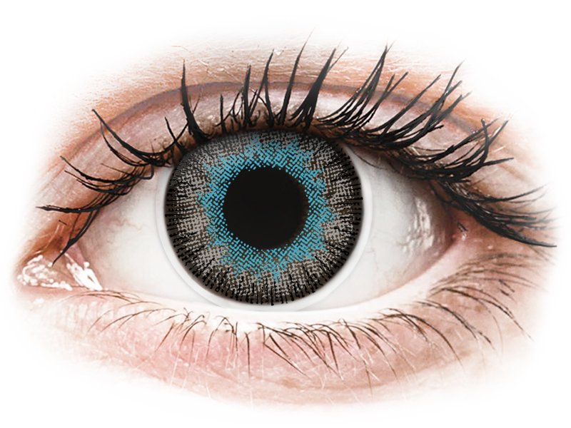 ColourVUE Fusion Blue Gray - dioptrijske (2 kom leća) - Kontaktne leće u boji