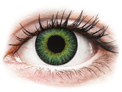 ColourVUE Fusion Green Yellow - bez dioptrije (2 kom leća) - Kontaktne leće u boji