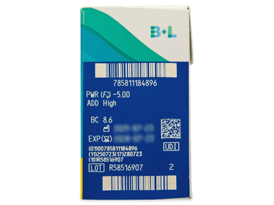 PureVision 2 for Presbyopia (6 kom leća) - Pregled parametara leća