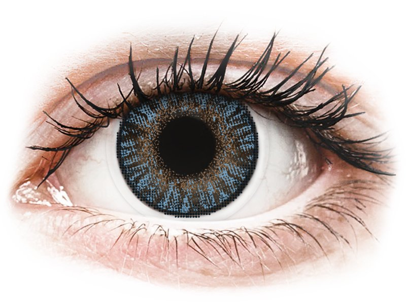 FreshLook ColorBlends Blue - dioptrijske (2 kom leća) - Kontaktne leće u boji