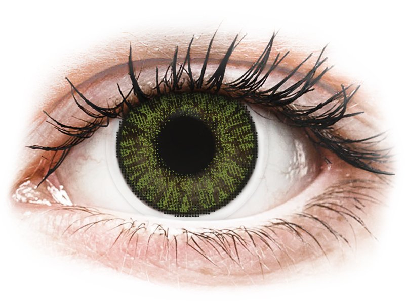 FreshLook ColorBlends Green - dioptrijske (2 kom leća) - Kontaktne leće u boji
