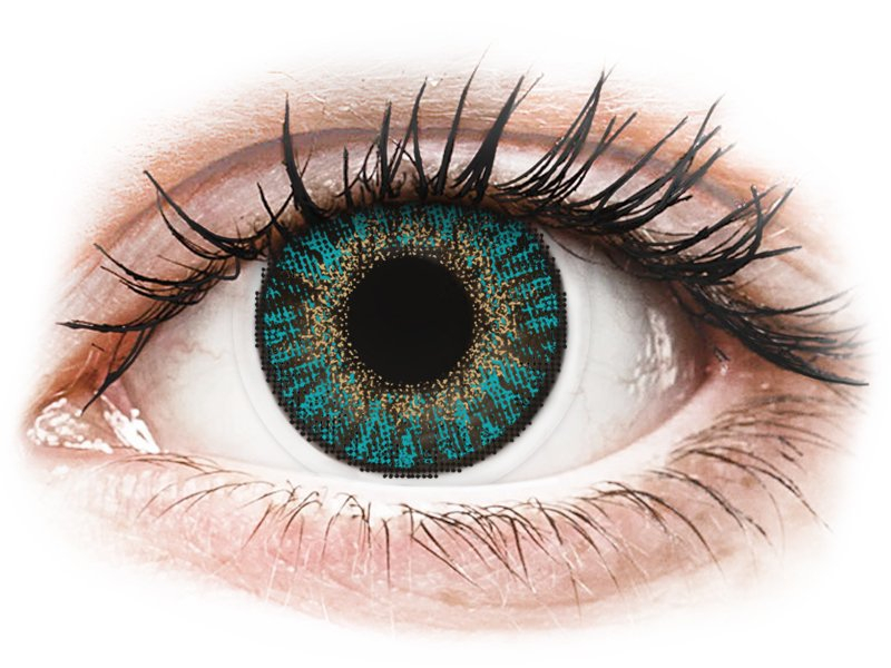 FreshLook ColorBlends Turquoise - dioptrijske (2 kom leća) - Kontaktne leće u boji