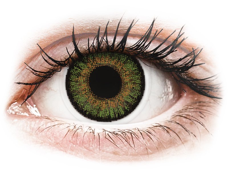 FreshLook One Day Color Green - dioptrijske (10 kom leća) - Kontaktne leće u boji