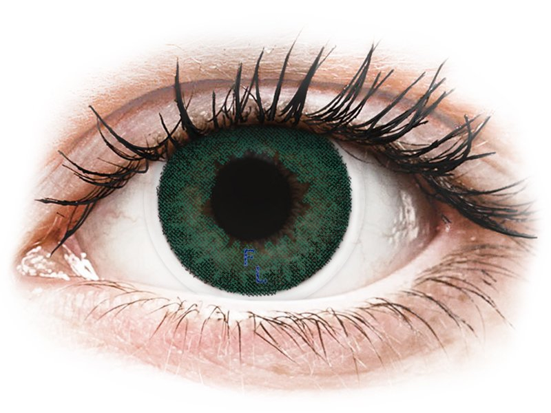 FreshLook Dimensions Carribean Aqua - dioptrijske (6 kom leća) - Kontaktne leće u boji