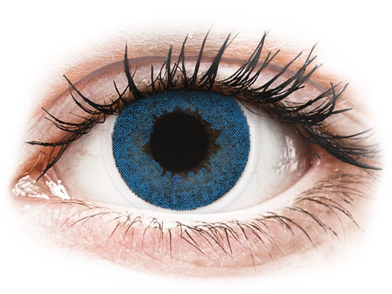 FreshLook Dimensions Pacific Blue - dioptrijske (6 kom leća) - Kontaktne leće u boji
