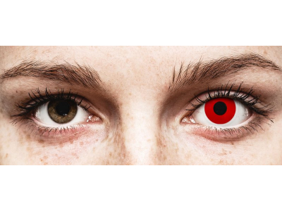 ColourVUE Crazy - Red Devil - jednodnevne leće bez dioptrije (2 kom leća)