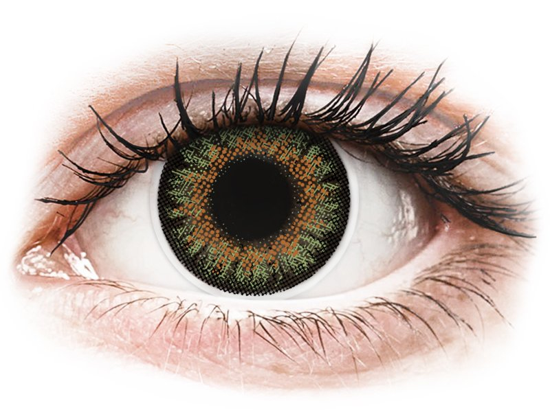 ColourVue One Day TruBlends Green - dioptrijske (10 kom leća) - Kontaktne leće u boji
