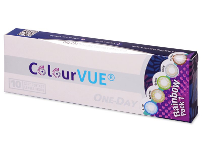 ColourVue One Day TruBlends Rainbow 1 - nedioptrijske (10 kom leća) - Ovaj proizvod je također dostupan u ovoj varijaciji pakiranja