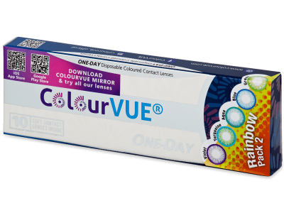 ColourVue One Day TruBlends Rainbow 2 - nedioptrijske (10 kom leća) - Ovaj proizvod je također dostupan u ovoj varijaciji pakiranja